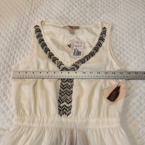 New with Tags! Forever 21 White Dress with Silver Accents - Picture 6 of 16